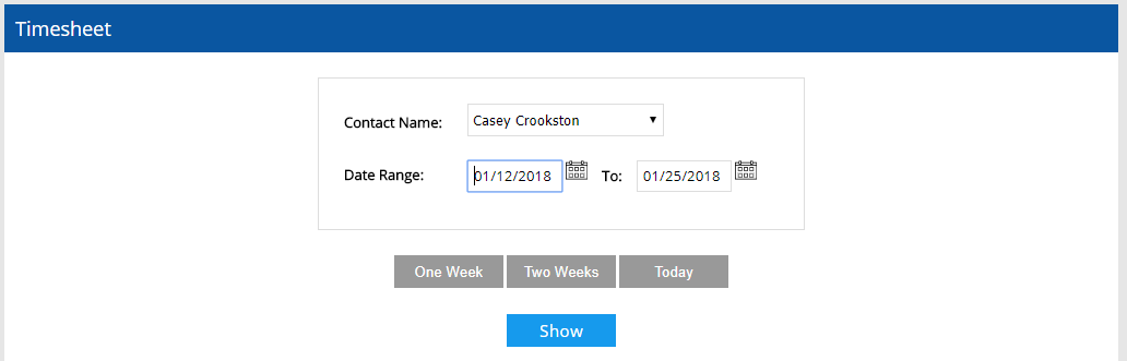 timesheet